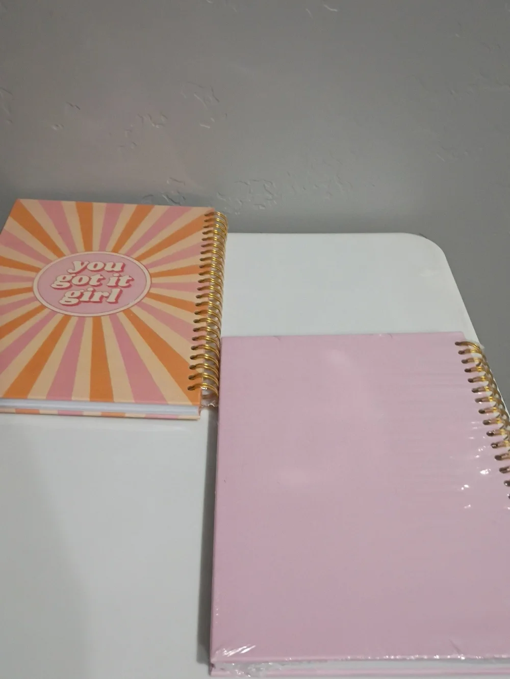 Spiral Notebooks with Decorative Graphic